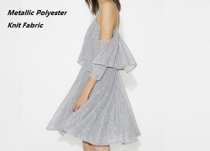 Metallic Polyester Knit
