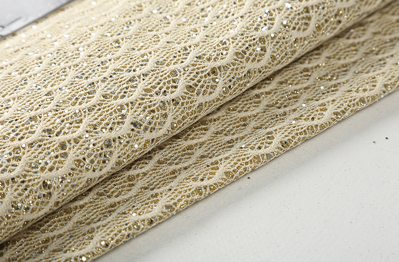 Fish Scale Mesh Net Bonding with Fabric